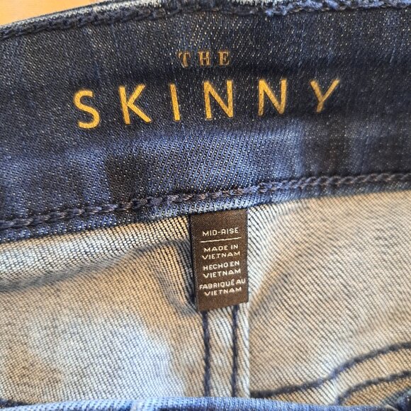 White House Black Market The Skinny Zebra Striped Jeans Size 4 - Picture 7 of 9